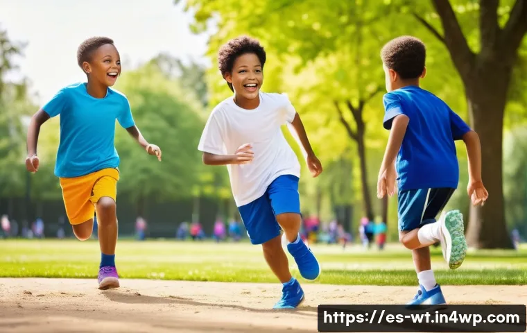 오픈소스 기여의 성공 전략 - **Prompt:** "A group of diverse children, ages 6-10, are playing soccer in a sunny park. They are we...